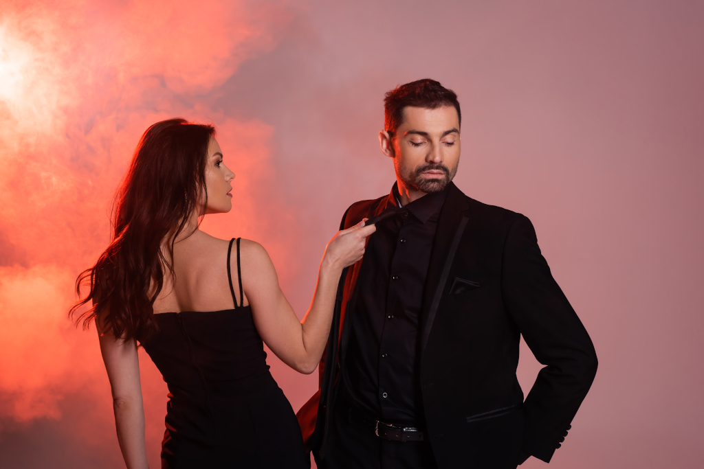 romantic man and woman in fashionable attire 2026 03 12 22 40 27 utc